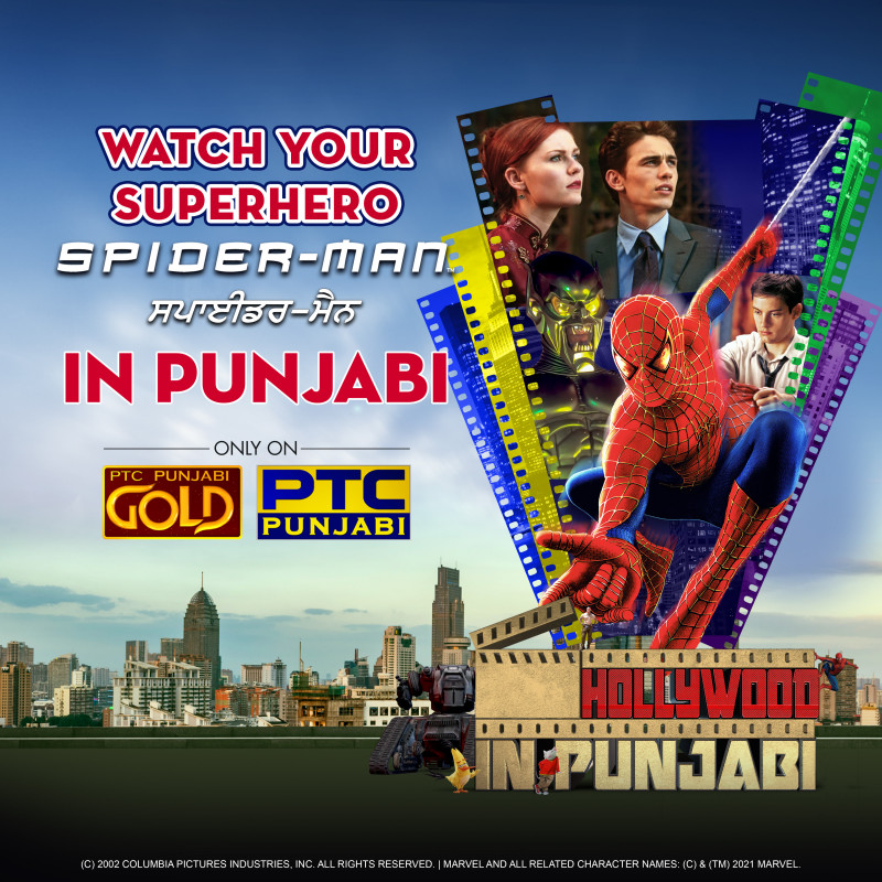 Spider Man in Punjabi Movie